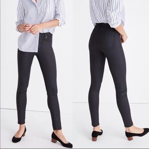 Madewell Jeans - Madewell 9” Skinny Black Coated Edition Madewell Jeans - Madewell 9” Skinny Black Coated Edition